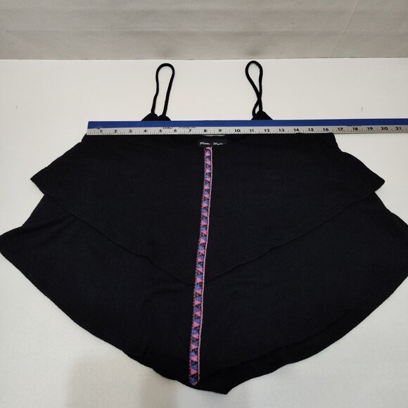 Mason + Mackenzie Double-Layer Tank Top Flowy Medium Boho Style Spaghetti Strap - Picture 8 of 9